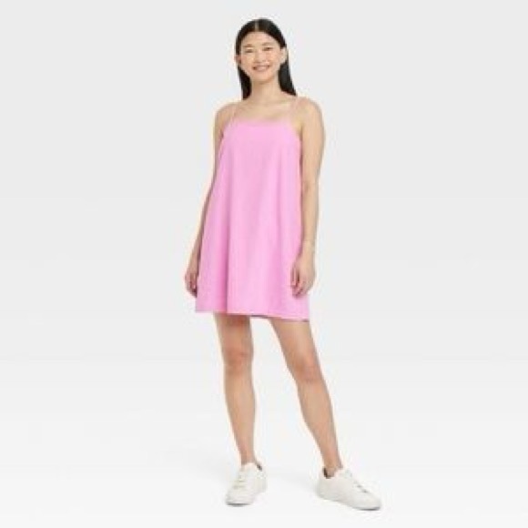 A new day Linen Mini Dress - Picture 1 of 4